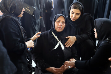 تشییع و خاکسپاری شهدای حمله امریکایی صهیونیستی - کرمانشاه