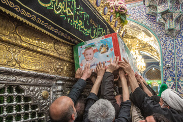 تشییع پیکر مطهر 17 شهید جنگ رمضان - قم