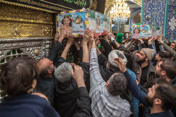 تشییع پیکر مطهر 17 شهید جنگ رمضان - قم