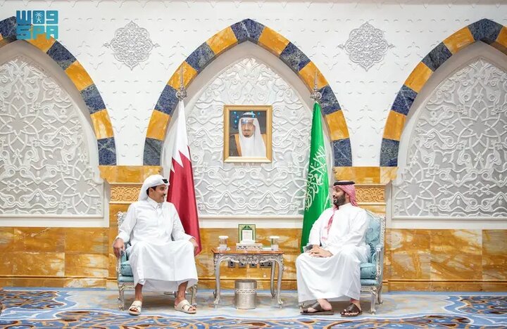 تحولات منطقه، محور دیدار بن‌سلمان با امیر قطر و پادشاه اردن