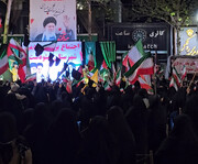 همخوانی مردمی سرود جمهوری ایران در تجمعات گلستان