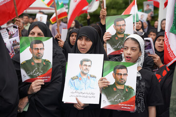 تشییع پیکر مطهر دریابان شهید «علیرضا تنگسیری» - بندرعباس