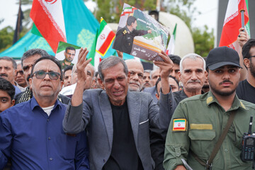 تشییع پیکر مطهر دریابان شهید «علیرضا تنگسیری» - بندرعباس