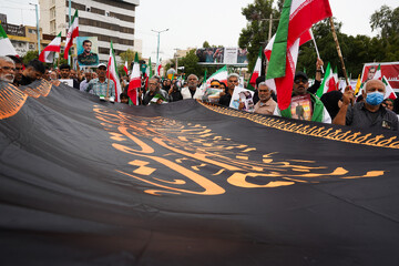 تشییع پیکر مطهر دریابان شهید «علیرضا تنگسیری» - بندرعباس