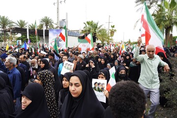 تشییع پیکر مطهر دریابان شهید «علیرضا تنگسیری» - بندرعباس