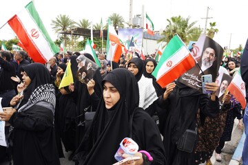 تشییع پیکر مطهر دریابان شهید «علیرضا تنگسیری» - بندرعباس