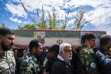 تشییع پیکر سرتیپ دوم شهید «مجید ذکریایی» _روستای کلهو دشت بابل