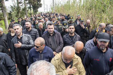 تشییع پیکر سرتیپ دوم شهید «مجید ذکریایی» _روستای کلهو دشت بابل