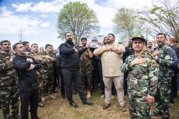 تشییع پیکر سرتیپ دوم شهید «مجید ذکریایی» _روستای کلهو دشت بابل