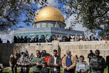 مسجد الاقصی برای سی‌ودومین روز به روی نمازگزاران بسته ماند