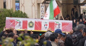 مراسم تشییع پیکر شهید عرفان جماعت بلوچ در چابهار برگزار شد