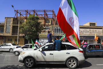 کاروان خودرویی «ایران ۴۵» در کرمان