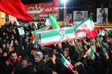 مراسم شب وداع شهید امیرحسین صباغی سوادکوه شمالی