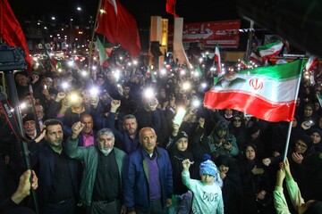 مراسم شب وداع شهید امیرحسین صباغی سوادکوه شمالی