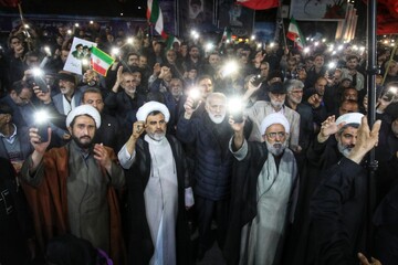مراسم شب وداع شهید امیرحسین صباغی سوادکوه شمالی