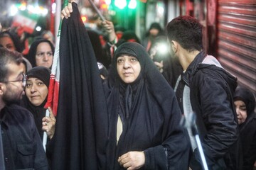 مراسم شب وداع شهید امیرحسین صباغی سوادکوه شمالی