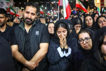 مراسم شب وداع شهید امیرحسین صباغی سوادکوه شمالی