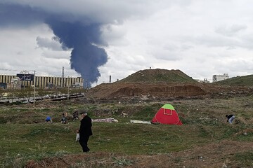 حمله دشمن صهیونی- آمریکایی در محدوده فرودگاه مشهد - بلوار نماز در روز طبیعت 