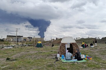حمله دشمن صهیونی- آمریکایی در محدوده فرودگاه مشهد - بلوار نماز در روز طبیعت 