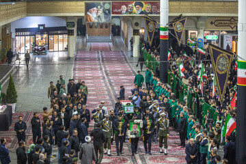 وداع با پیکر مطهر سرلشکر شهید "عبدالرحیم موسوی" - قم