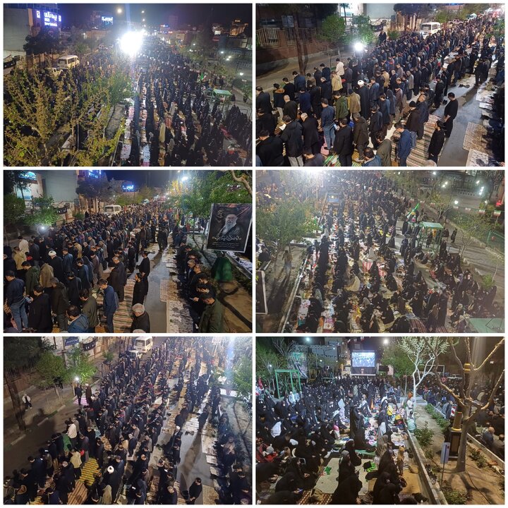 اقامه باشکوه نماز استغاثه منتظران منجی در سی و دومین اجتماع شب های اقتدار در سمنان