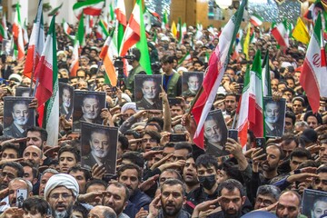 وداع با پیکر مطهر سرلشکر شهید "سید عبدالرحیم موسوی" - قم