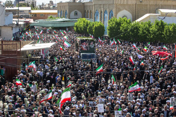 تشییع پیکر پاک امیر سرلشکر "سید عبدالرحیم موسوی" - قم