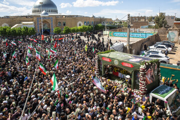 تشییع پیکر پاک امیر سرلشکر "سید عبدالرحیم موسوی" - قم