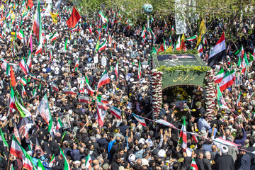 تشییع پیکر پاک امیر سرلشکر "سید عبدالرحیم موسوی" - قم