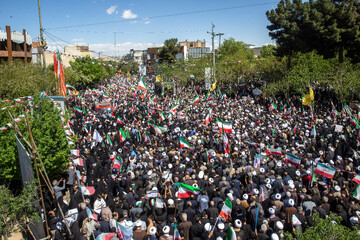 تشییع پیکر پاک امیر سرلشکر "سید عبدالرحیم موسوی" - قم