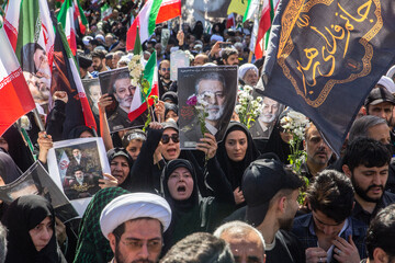 تشییع پیکر پاک امیر سرلشکر "سید عبدالرحیم موسوی" - قم