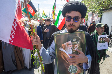 تشییع پیکر پاک امیر سرلشکر "سید عبدالرحیم موسوی" - قم