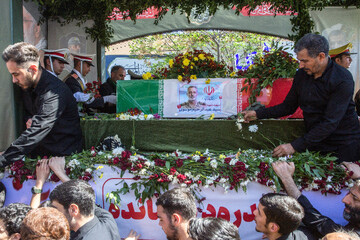 تشییع پیکر پاک امیر سرلشکر "سید عبدالرحیم موسوی" - قم