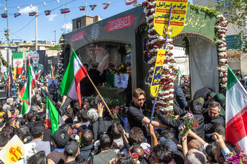 تشییع پیکر پاک امیر سرلشکر "سید عبدالرحیم موسوی" - قم