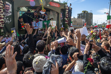 تشییع پیکر پاک امیر سرلشکر "سید عبدالرحیم موسوی" - قم