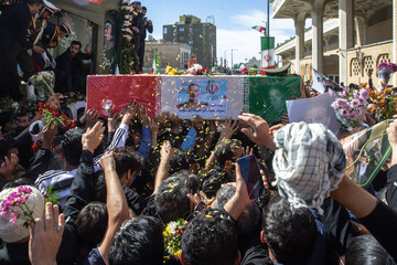تشییع پیکر پاک امیر سرلشکر "سید عبدالرحیم موسوی" - قم