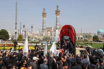 تشییع پیکر ۳ شهید تجاوز آمریکایی صهیونی - مشهد