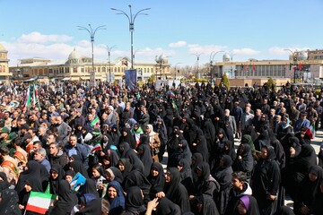 تشییع پیکر مطهر شهید حمله آمریکایی صهیونی -همدان