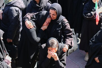 تشییع پیکر مطهر شهید حمله آمریکایی صهیونی -همدان
