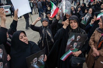 تشییع و خاکسپاری پیکر شهید «علی غلامی» - روستای آلیان فومن