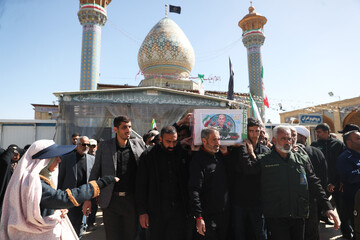 تشییع پیکر مطهر ۱ شهیدجنگ رمضان - شیراز