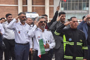 تجمع کادر درمان استان سمنان در محکومیت تجاوز آمریکایی - صهیونیستی
