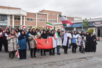 تجمع کادر درمان استان سمنان در محکومیت تجاوز آمریکایی - صهیونیستی
