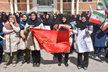 تجمع کادر درمان استان سمنان در محکومیت تجاوز آمریکایی - صهیونیستی