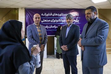 بازدید نماینده مردم مشهد و کلات از جهاددانشگاهی خراسان رضوی