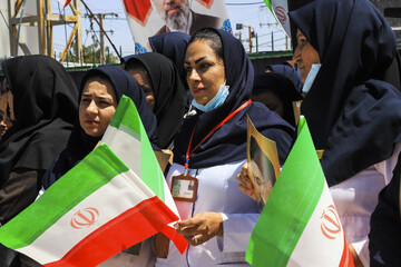 اجتماع کادر درمان در محکومیت حمله رژیم آمریکایی صهیونی به مراکز درمانی - کرمان