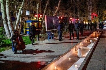تجمع اهالی هنر در محکومیت تجاوز آمریکا و اسراییل به ایران و به یاد شهدای مدرسه میناب