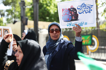 تشکیل زنجیره انسانی «جوانان برای فردای روشن» - شیراز