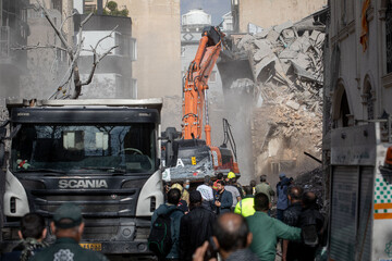 خسارات ناشی از تجاوز آمریکا و رژیم صهیونیستی به منطقه مسکونی - تهران