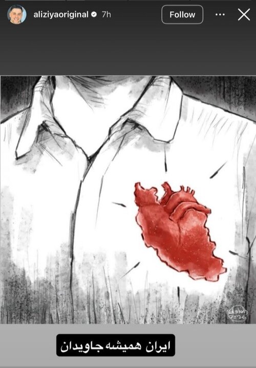 علی ضیاء در پاسخ به ترامپ: تو نه ایران می‌شناسی نه ایرانی